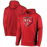 Men's St. Louis Cardinals Majestic 2019 Postseason Dugout Authentic Pullover Hoodie Red,baseball caps,new era cap wholesale,wholesale hats